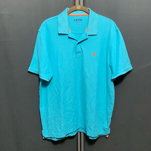 PD-Men's IZOD Polo Shirt, L/G, Aqua
